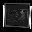 Untitled-2.jpg STAR WARS  SET 2 ADVERTS X3 LITHOPHANE FOR LEGION OR FOR HANGING ON WALL