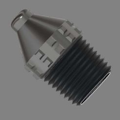 Nozzle.JPG STL file High pressure Water Nozzle for shower thread・3D printer design to download