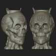 skull_candle.png "Bone-Chilling Beauty: 3D Printable Skull Candle Stand