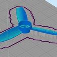41a10da7af63b3b1ade736639d8e87d0_preview_featured.jpg Free STL file Replacement propellers for the Parrot Bebop・3D print model to download