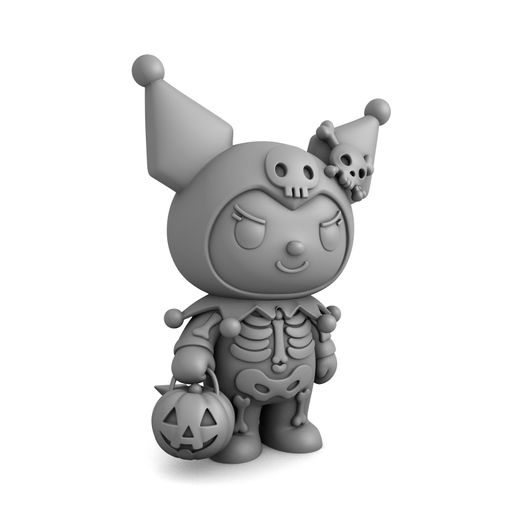 💀 Kuromi Skeleton - Sanrio FanArt・ STL File for 3D printing・Cults