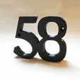 bb2.png House number, numbered stakeout N°33