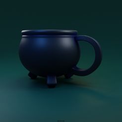 3.jpg Free STL file Mug Cauldron・3D printing model to download, AlexStormND