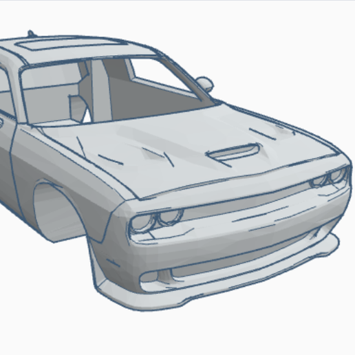 🚚 Dodge Challenger SRT 392・ STL File for 3D printing・Cults