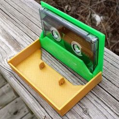 20150122_123111.jpg Download free STL file Cassette Tape Case / Holder • 3D printer template, tonyyoungblood