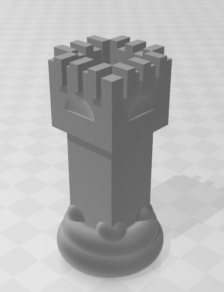 Download free STL file chess rook • 3D printing object ・ Cults