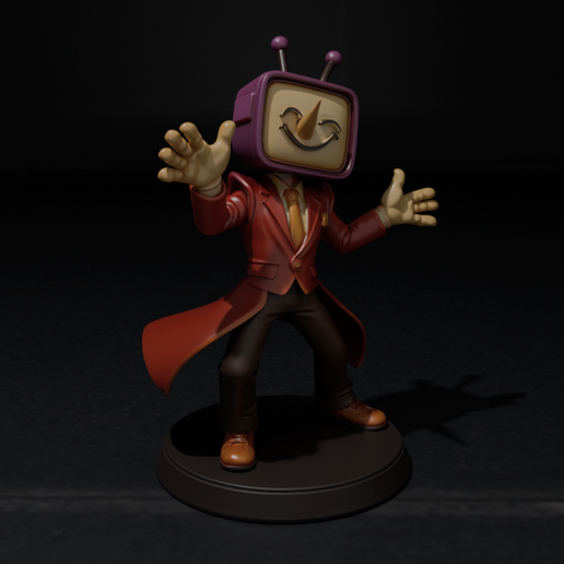 🐜 Mr. (Ant) Tenna Deltarune 3D model – Print in place - diffrent