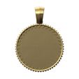 Memory-Notched-pattern-coin-pendant-01.jpg Blank notched pattern memory coin with bail 3D print model