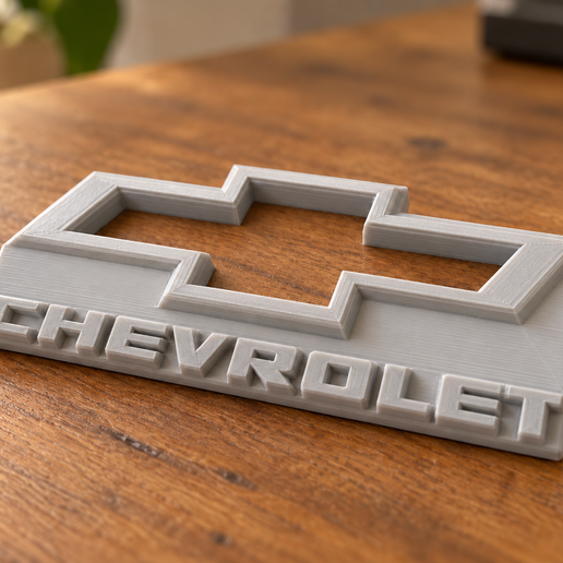 Chevrolet Emblem – 3D Printable Car Logo STL