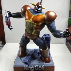 king01.jpg STL file Monstrogoth Alpha - King Gori - Goldorak・3D printing idea to download