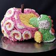 Yoshi1.jpg Yarn Yoshi cake mold