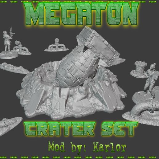 MEGA2.jpg Atomic Wasteland Town Crater Set