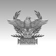 67576.jpg EMBLEM Roman Empire SPQR