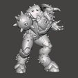 5.jpg ARMORED BARON OF HELL - DOOM ETERNAL dynamic pose | high poly STL for 3D printing