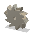 side_cutter-03 v3-03.png milling cutter for side sampling of different materials - hammer drill -tool 3d print cnc
