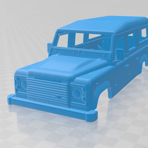 Land Rover Defender 110 Station Wagon – STL Body Car Only