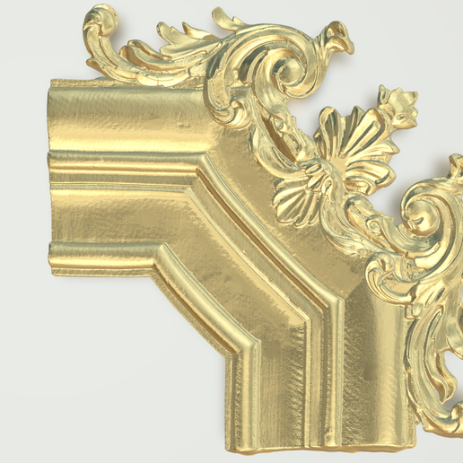 Baroque Ornamental Relief 060 STL