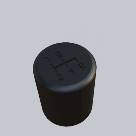 Gear shift knob. Gear shift knob. (13_24R) 3D model