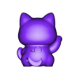 Neko.obj Lucky Neko Maneki - Cute Cat 3D Print Model