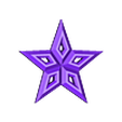 STAR.stl christmas star tree ornament