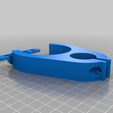 BicycleSeatBottleHolderv9_cut0.8.png Bicycle bottle holder seat mounted w/ Fusion 360 parametric