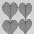 wf2.jpg 4 Heart shaped ornaments 3D print model