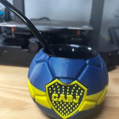 Mate-boca.jpg STL file Mate ball mouth・3D printer model to download