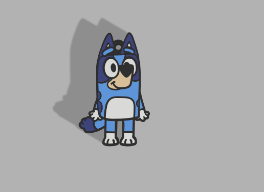 BLUEY KEYCHAIN