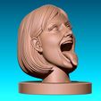 Ah_Front_OnBase.jpg Impression 3D du visage d'Ahegao