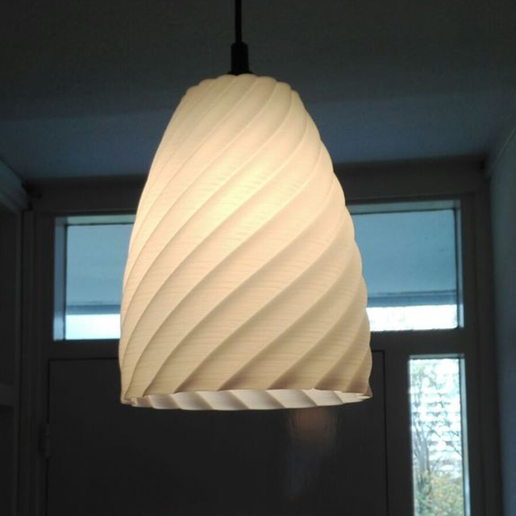 Rotation folded lamp shade 3D model