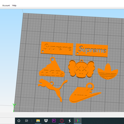 imagen_2020-11-21_161810.png STL file Pack Keychain's Brands / Paquete de Llaveros de Marca・3D printable model to download