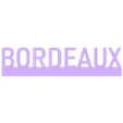 Bordeaux.stl Labels for wine cellar