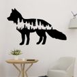 sample.jpg Tree In Fox 2D Wall Art
