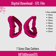 2.png Butterfly Wings Clay Cutters, 7 sizes