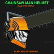 01A.jpg Chainsaw Man Helmet - Denji Cosplay