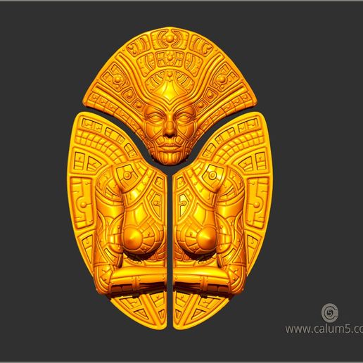 (o) www.calum5.com Старинная дама с панелями