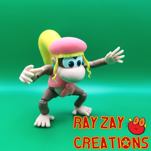 20250404_220552.jpg Dixie Kong Custom Action Figure