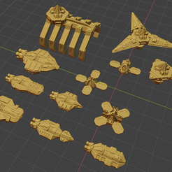 Nano-Fleet-Auxiliaries.png Stars and Steel Fleet Miniatures