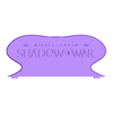 Shadow of War Superior.stl Shadows of War (Logo with Base)