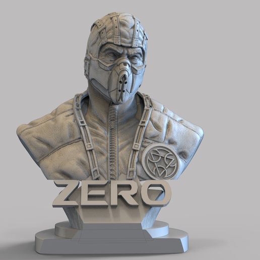 ZERO-MORTAL-KOMBAT-STL.jpg BUST OF ZERO MORTAL KOMBAT