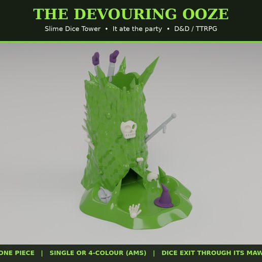 The Devouring Ooze - Slime Dice Tower that Ate the Party (D&D / TTRPG)