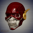2.png Flash Skull Mask - Fan Art 3D print model