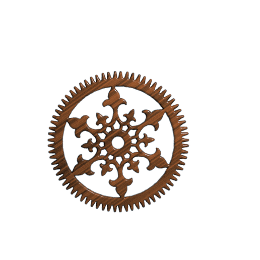 steampunk gear 3D model