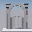 stl-gate2.png 3D Gateway Exterior Gate