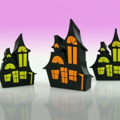 hauntedhouse-1.jpg 3D file A 3D printed Haunted House that is perfect for Halloween・3D printer model to download