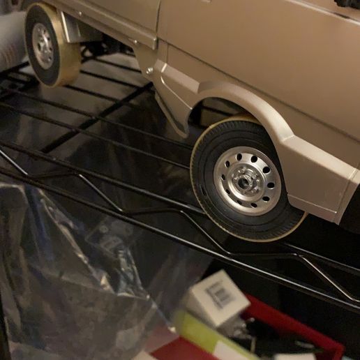 WPL-D12 tires - 3D model önizlemesi