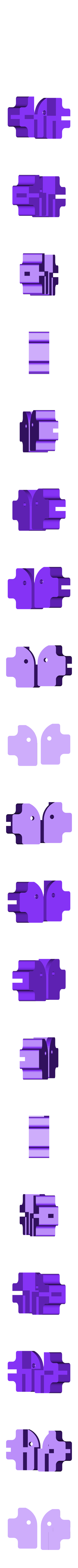 adaptateur deux plaque une porte verticale.stl fridge furniture