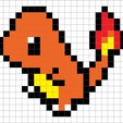 charmander-pixel-art-map.png Charmander Evolution pixel art
