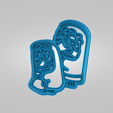 Cookie_Cutter_Bluey_Grannies.png Set of Three Grannies Cookie Cutters from Bluey Rita and Janet