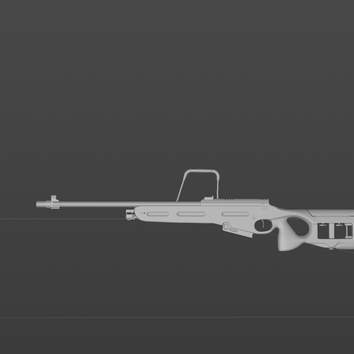 🔫 Soviet SV-98 sniper rifle 3D model material・ OBJ File for 3D printing ...